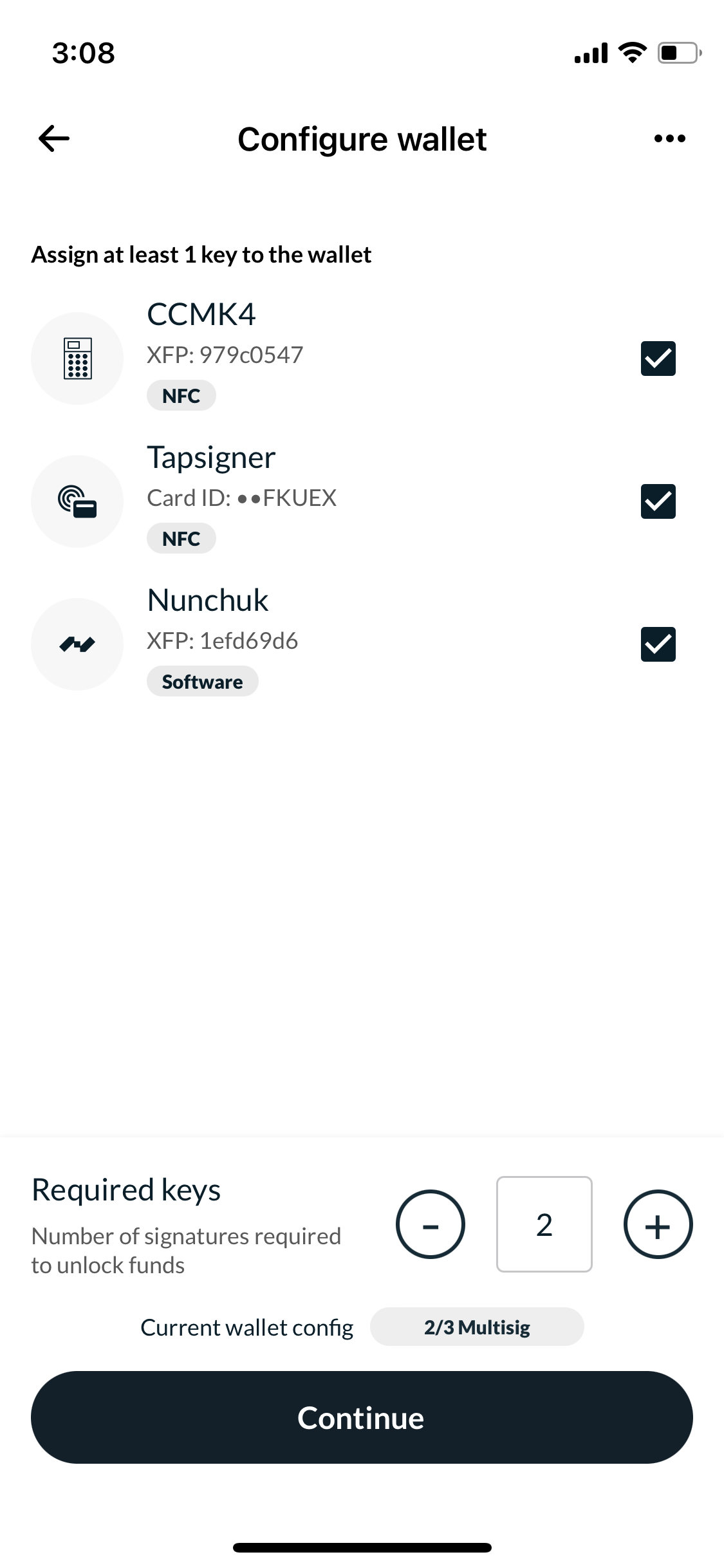 How to Setup a Secure MultiSig Wallet on iPhone with Coldcard, Tapsigner, and Nunchuk