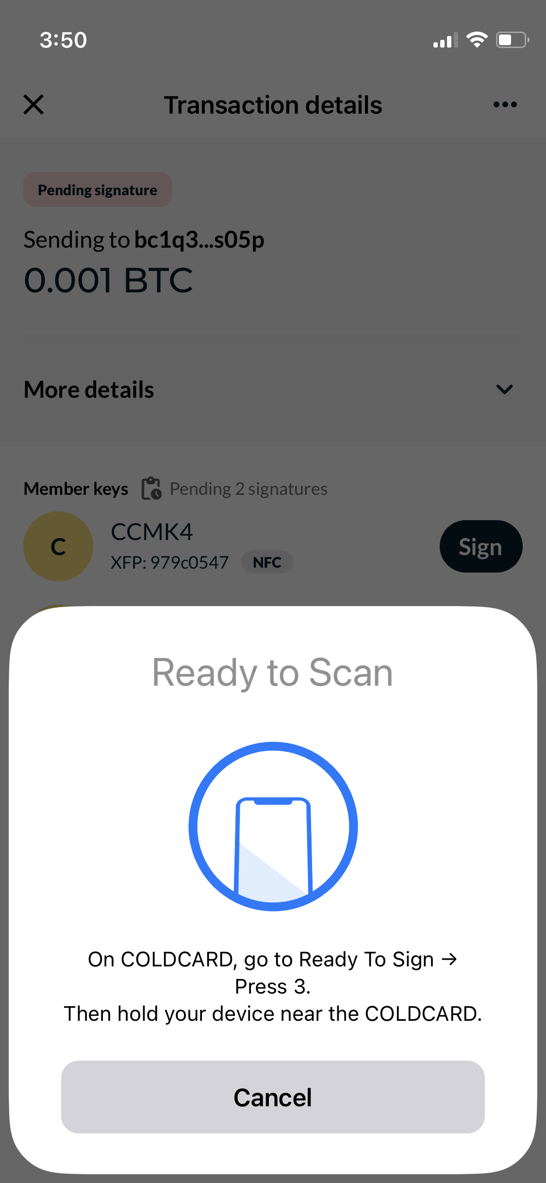 How to Setup a Secure MultiSig Wallet on iPhone with Coldcard, Tapsigner, and Nunchuk