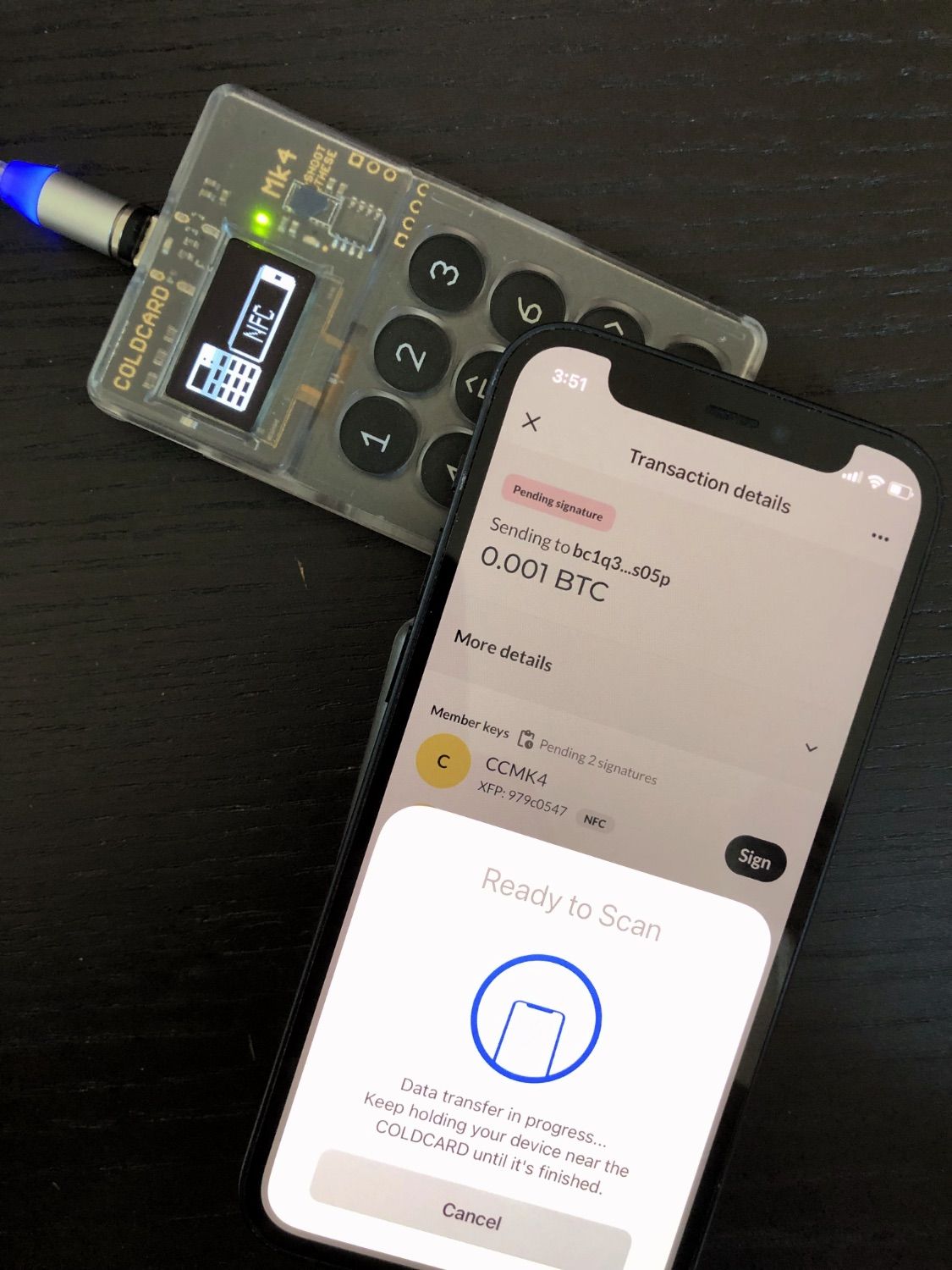 How to Setup a Secure MultiSig Wallet on iPhone with Coldcard, Tapsigner, and Nunchuk