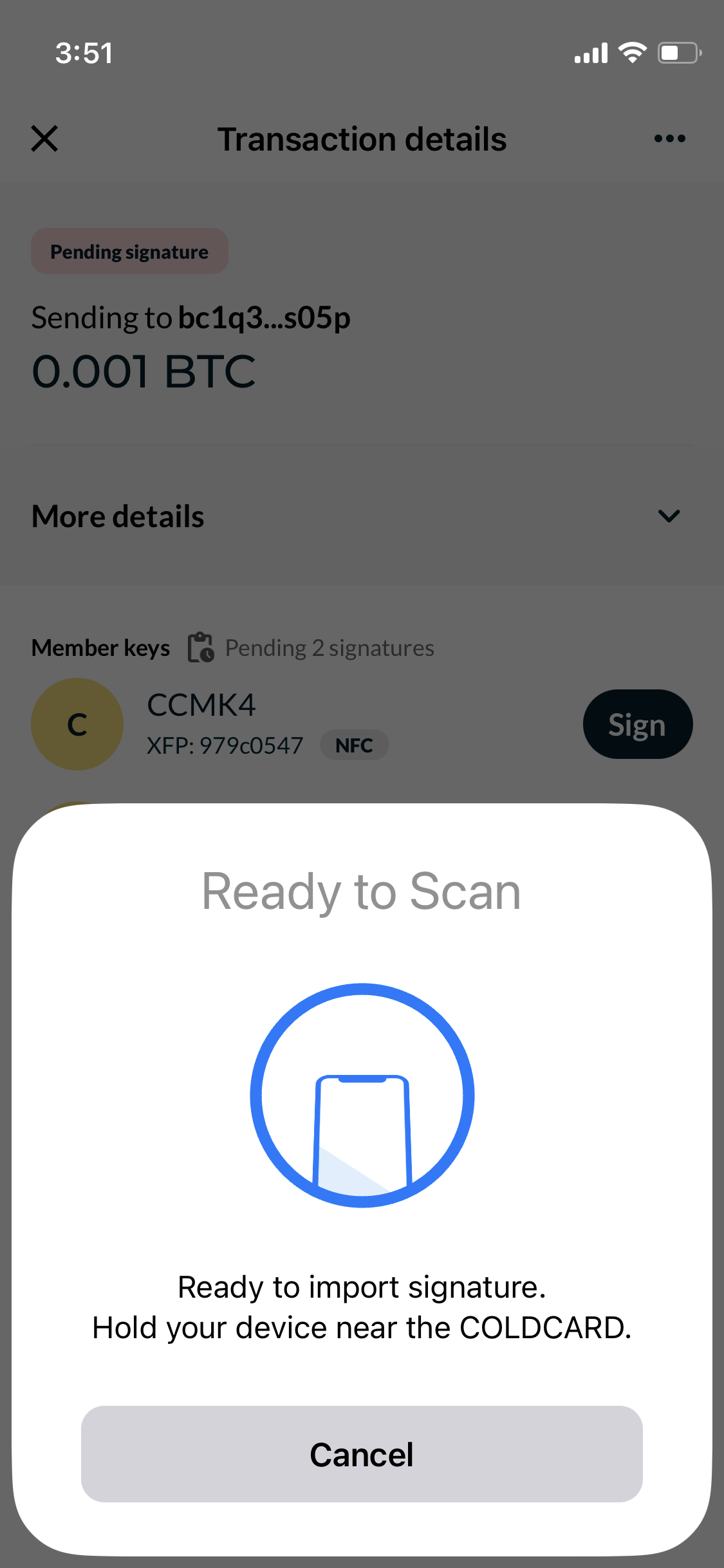 How to Setup a Secure MultiSig Wallet on iPhone with Coldcard, Tapsigner, and Nunchuk