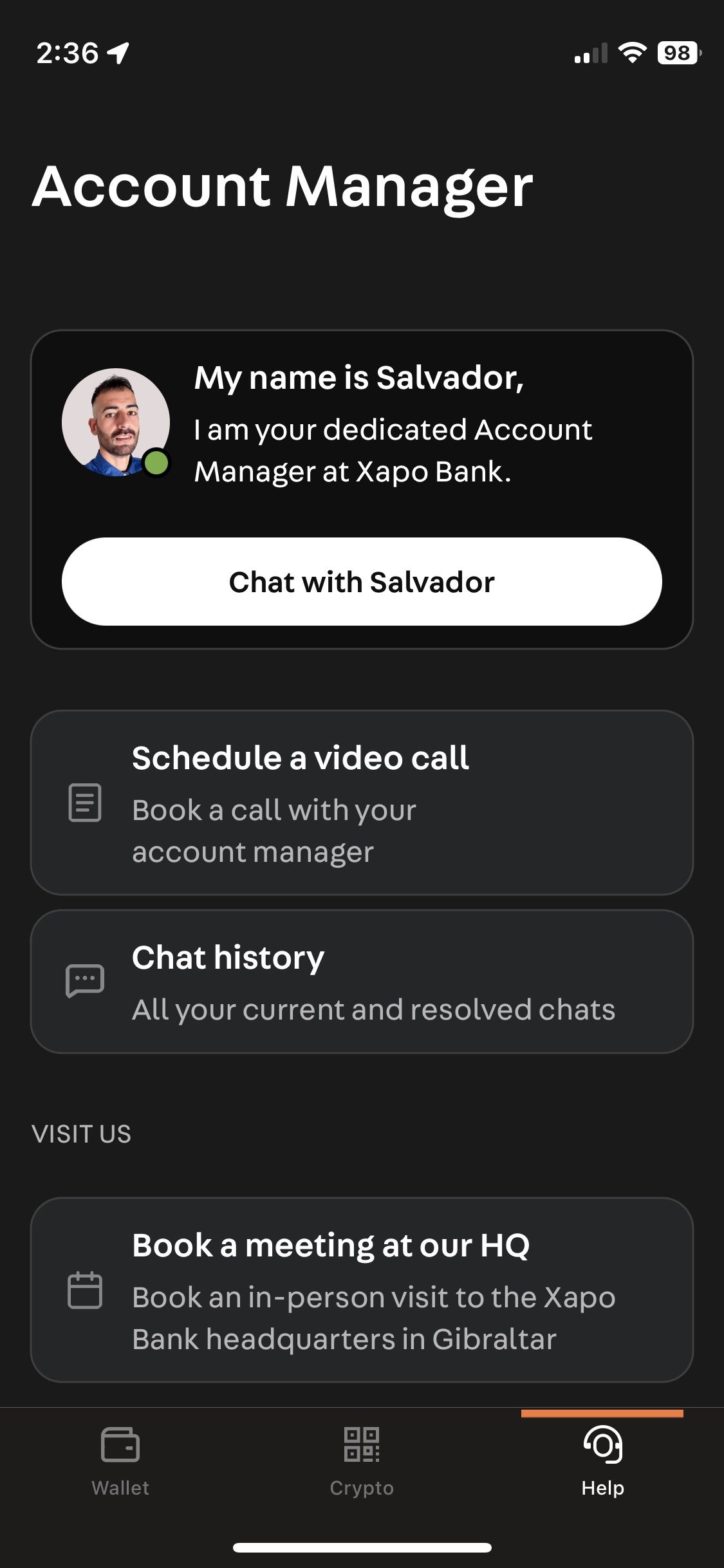 Xapo Bank: Save in BTC & USD by Xapo Holdings Limited