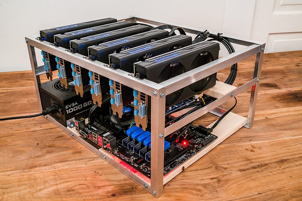 Image result for graphics card mining rig